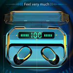 M8 Bluetooth 5.0 TWS Touch Digitalanzeige True Wireless Bluetooth-Kopfhörer mit Ladebox