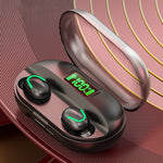 T2 Bluetooth 5.0 TWS Touch Digitalanzeige True Wireless Bluetooth-Kopfhörer mit Ladebox, T2 (Schwarz), T2 (Rot), T2 (Weiß)