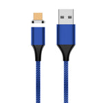 M11 3A USB zu Micro-USB Nylon geflochtenes magnetisches Datenkabel, Kabellänge: 1m, Micro-USB