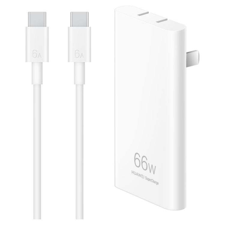 Original Huawei 66W GaN Ultradünnes Reise-Ladegerät Netzteil mit Typ-C / USB-C Kabel