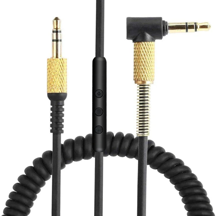 Kabelgesteuerte Anrufversion 3,5-mm-Stecker-zu-Stecker-Kopfhörerkabel für Marshall-Kopfhörer, Kabellänge: 1,25 m–1,8 m, Kabelgesteuerte Anrufversion
