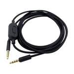 ZS0159 Für Logitech G433 / G233 / G Pro / G Pro X 3,5 mm Stecker auf Stecker Gaming Headset Audiokabel mit kabelgebundener Steuerung, Kabellänge: 2m