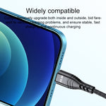 4 in 1 66W 6A USB zu 8 Pin + Micro USB + Dual USB-C / Type-C Schnelllade-Datenkabel, Kabellänge: 1,2m, 1,2m, 1,2m 66W