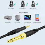 ZS0088 für Audio-Technica ATH-M50X / ATH-M40X Spiralkopfhörerkabel, Kabellänge: 1,4 m-3 m, ZS0088