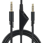 ZS0175 Für Logitech Astro A10 / A40 / A30 3,5 mm Klinke auf Klinke Lautstärke einstellbares Kopfhörer-Audiokabel, Kabellänge: 2m, Für Logitech Astro A10 2m