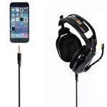 ZS0175 Für Logitech Astro A10 / A40 / A30 3,5 mm Klinke auf Klinke Lautstärke einstellbares Kopfhörer-Audiokabel, Kabellänge: 2m, Für Logitech Astro A10 2m