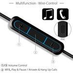 ZS0009 3,5-mm- auf 2,5-mm-Audiokabel für Boshi QC25 QC35 OE2 LIVE2 AKG Y50 Y40