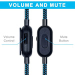 ZS0162 Gaming-Headset-Audiokabel mit Kabelfernbedienung für Logitech Astro A10 A40 A30, Version mit Kabelfernbedienung