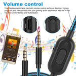 ZS0162 Gaming-Headset-Audiokabel mit geradem Stecker für Logitech Astro A10 A40 A30, gerade Ausführung