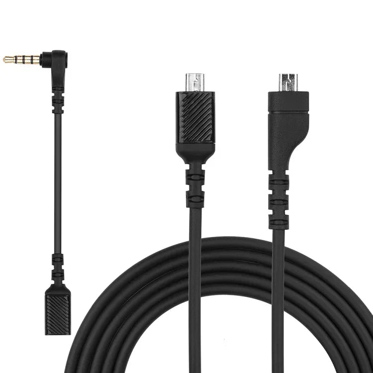 ZS0167 Soundkarten-Verbindungskabel + Adapterkabel für Steelseries Arctis 3 5 7 Kopfhörer, Soundkartenkabel + Adapterkabel
