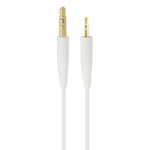 ZS0138 3.5mm auf 2.5mm Kopfhörer-Audiokabel für BOSE SoundTrue QC35 QC25 OE2, ZS0138 Schwarz, ZS0138 Weiß