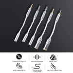 ZS0021 2,5-mm-Stecker auf 4,4-mm-Buchse symmetrisches Adapterkabel, 2,5-mm-Stecker auf 4,4-mm-Buchse