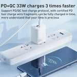WK WP-U140 33W Power Series USB+USB-C/Type-C Schnellladegerät, Spezifikationen: US-Stecker, 33W US-Stecker