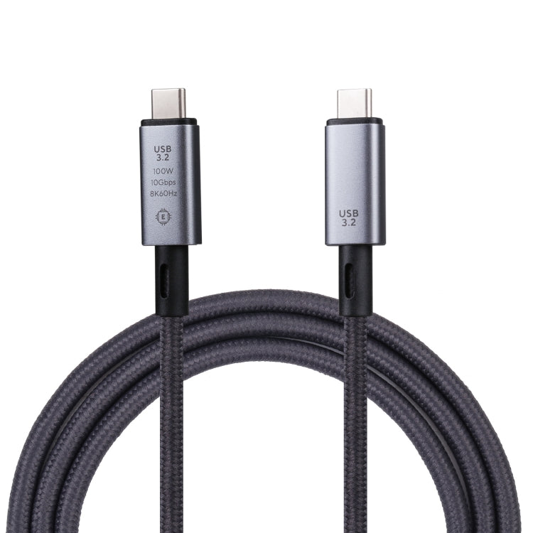 10Gbps 8K USB-C/Type-C auf USB-C/Type-C Videokabel Kompatibel mit USB 3.2, Länge: 1m, 10Gbps Type-C auf Type-C