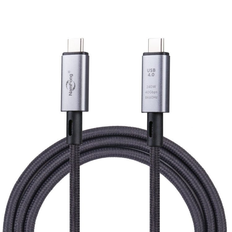 40 Gbit/s 8K USB-C/Typ-C auf USB-C/Typ-C Videokabel Kompatibel mit USB 4, Länge: 1m, 40 Gbit/s Typ-C auf Typ-C