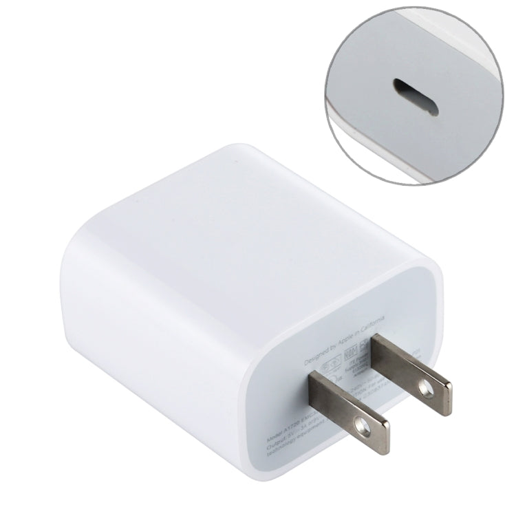 20W Typ-C / USB-C PD-Schnelllade-Netzteil, US-Stecker, 20W 0.5A US-Stecker, 20W EU-Stecker