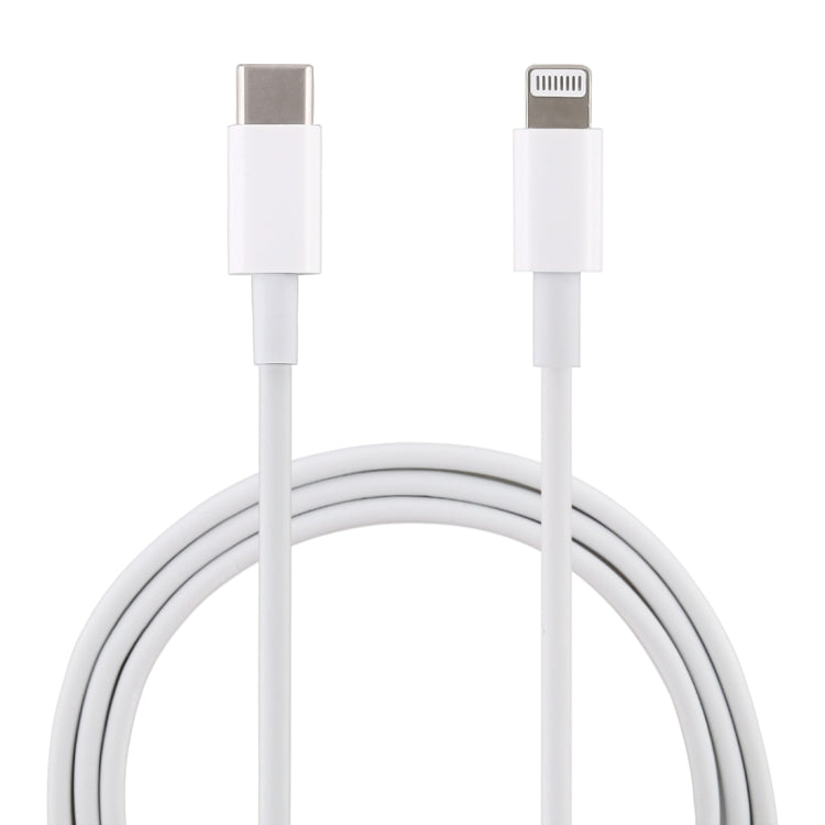20W 9V/2A 1M USB-C / Type-C zu 8 Pin PD Schnellladekabel für iPhone, iPad, Kabellänge: 1m, 20W 9V/2A
