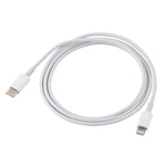 20W 9V/2A 1M USB-C / Type-C zu 8 Pin PD Schnellladekabel für iPhone, iPad, Kabellänge: 1m, 20W 9V/2A