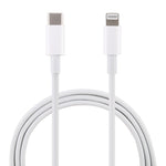 20W 9V/2A 1M USB-C / Type-C zu 8 Pin PD Schnellladekabel für iPhone, iPad, Kabellänge: 1m, 20W 9V/2A