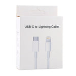 20W 9V/2A 1M USB-C / Type-C zu 8 Pin PD Schnellladekabel für iPhone, iPad, Kabellänge: 1m, 20W 9V/2A