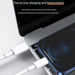 20W 9V/2A 1M USB-C / Type-C zu 8 Pin PD Schnellladekabel für iPhone, iPad, Kabellänge: 1m, 20W 9V/2A