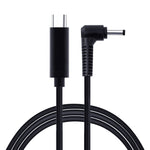 USB-C / Type-C zu 4,0 x 1,7mm Laptop Stromladekabel, Kabellänge: ca. 1,5m, Type-C zu 4,0 x 1,7mm Rundstecker