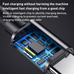 USB-C / Type-C zu 4,0 x 1,7mm Laptop Stromladekabel, Kabellänge: ca. 1,5m, Type-C zu 4,0 x 1,7mm Rundstecker