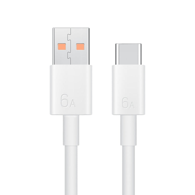 Original Huawei CC790 USB Typ-A auf USB-C / Typ-C Schnittstellenkabel 6A Datenkabel, Kabellänge: 1m