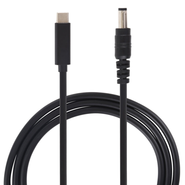 USB-C / Typ-C zu 5,5 x 2,1mm Laptop Stromkabel, Kabellänge: ca. 1,5m, Typ-C zu 5,5 x 2,1mm