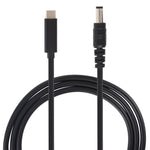 USB-C / Typ-C zu 5,5 x 2,1mm Laptop Stromkabel, Kabellänge: ca. 1,5m, Typ-C zu 5,5 x 2,1mm