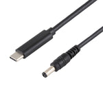 USB-C / Typ-C zu 5,5 x 2,1mm Laptop Stromkabel, Kabellänge: ca. 1,5m, Typ-C zu 5,5 x 2,1mm
