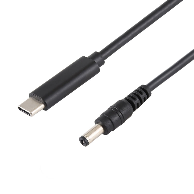 USB-C / Typ-C zu 5,5 x 2,1mm Laptop Stromkabel, Kabellänge: ca. 1,5m, Typ-C zu 5,5 x 2,1mm