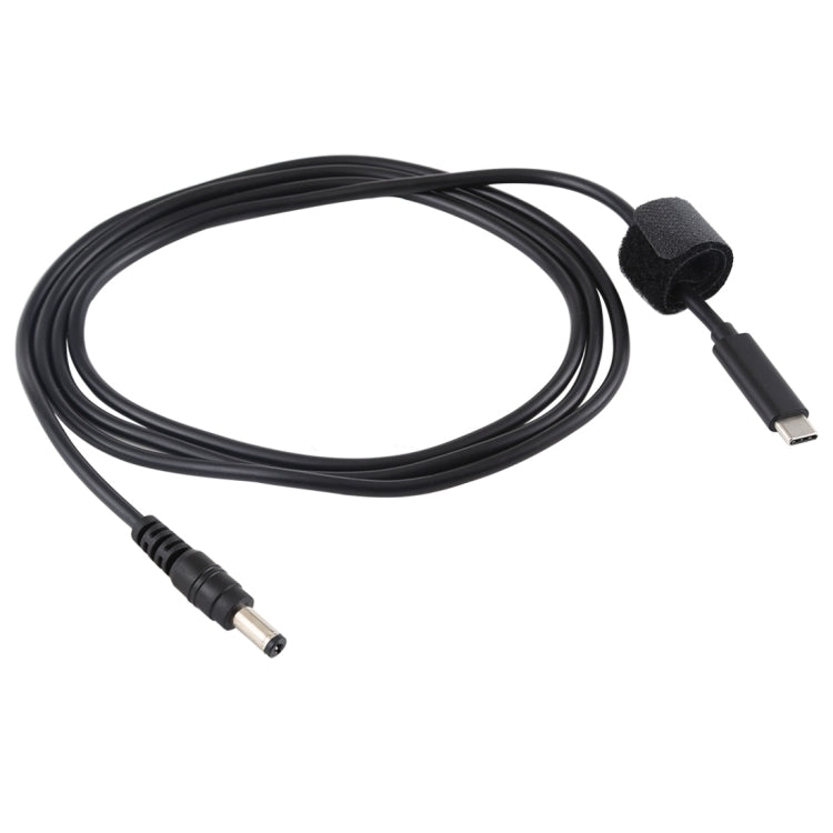 USB-C / Typ-C zu 5,5 x 2,1mm Laptop Stromkabel, Kabellänge: ca. 1,5m, Typ-C zu 5,5 x 2,1mm
