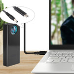 USB-C / Typ-C zu 5,5 x 2,1mm Laptop Stromkabel, Kabellänge: ca. 1,5m, Typ-C zu 5,5 x 2,1mm