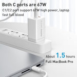 MOMAX UM30 PD 67W Schnellladegerät Netzteil, UK-Stecker