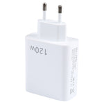 120W Dual PD Typ-C + 3 x USB Multi-Port-Ladegerät, EU-Stecker