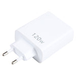 120W Dual PD Typ-C + 3 x USB Multi-Port-Ladegerät, EU-Stecker