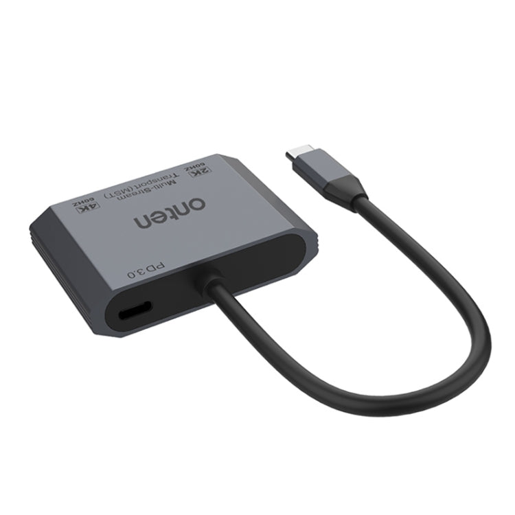 Onten M205 3 in 1 Typ-C auf HDMI+VGA+PD Schnelllade-Video-Konverter, M205
