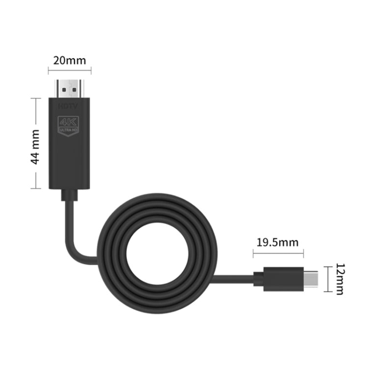 Onten UC503 USB-C / Type-C 4K 30Hz HDTV-Kabel, UC503