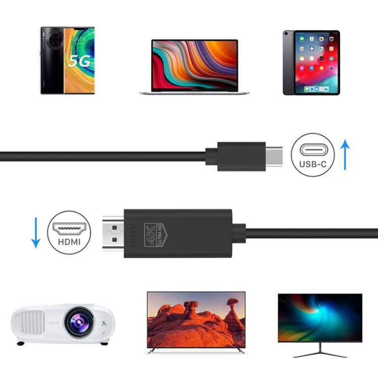 Onten UC503 USB-C / Type-C 4K 30Hz HDTV-Kabel, UC503