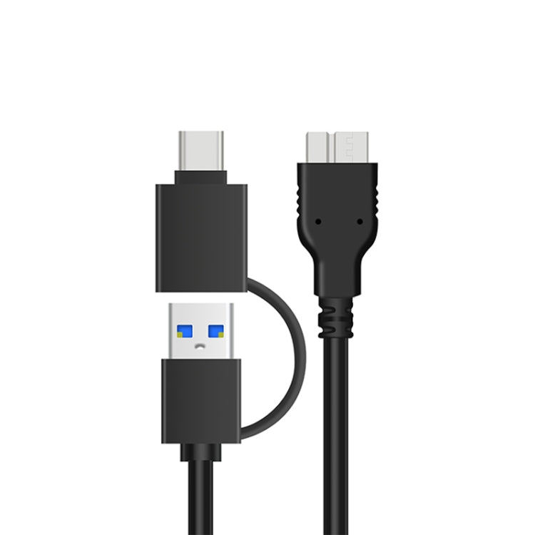 Onten UHD1 12,5 Zoll externe Festplattengehäuse mit 2 in 1 Kabel