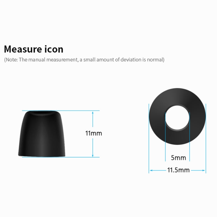 Ein Paar KZ Weiche Memory Foam Ohrhörer für alle In-Ear Kopfhörer