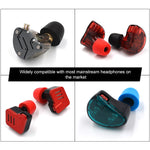 Ein Paar KZ Weiche Memory Foam Ohrhörer für alle In-Ear Kopfhörer
