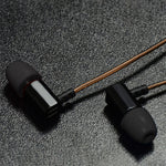 Ein Paar KZ Weiche Memory Foam Ohrhörer für alle In-Ear Kopfhörer