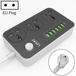 LDNIO SC3604 6 x USB-Anschlüsse Multifunktions-Reise-Home-Office-Steckdose, Kabellänge: 2m, US-Stecker, SAS8611AUK, SAS8611AUS, SAS8611BUK, SAS8611BUS, SAS8611EU
