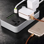 LDNIO SC3604 6 x USB-Anschlüsse Multifunktions-Reise-Home-Office-Steckdose, Kabellänge: 2m, US-Stecker, SAS8611AUK, SAS8611AUS, SAS8611BUK, SAS8611BUS, SAS8611EU