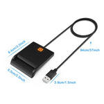 ROCKETEK SCR1 CAC ID SIM Chip Smartcard-Leser, SCR1