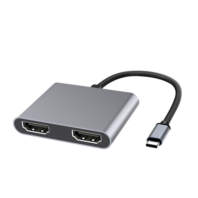 2-in-1 Multifunktionaler USB-C / Typ-C zu Dual HDMI HUB Dockingstation