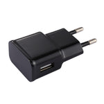5V 2.1A Intelligentes Identifikations-USB-Ladegerät mit 1m USB zu USB-C / Typ-C Ladekabel, EU Stecker