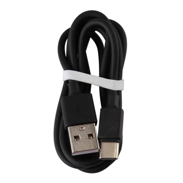 5V 2.1A Intelligentes Identifikations-USB-Ladegerät mit 1m USB zu USB-C / Typ-C Ladekabel, EU Stecker